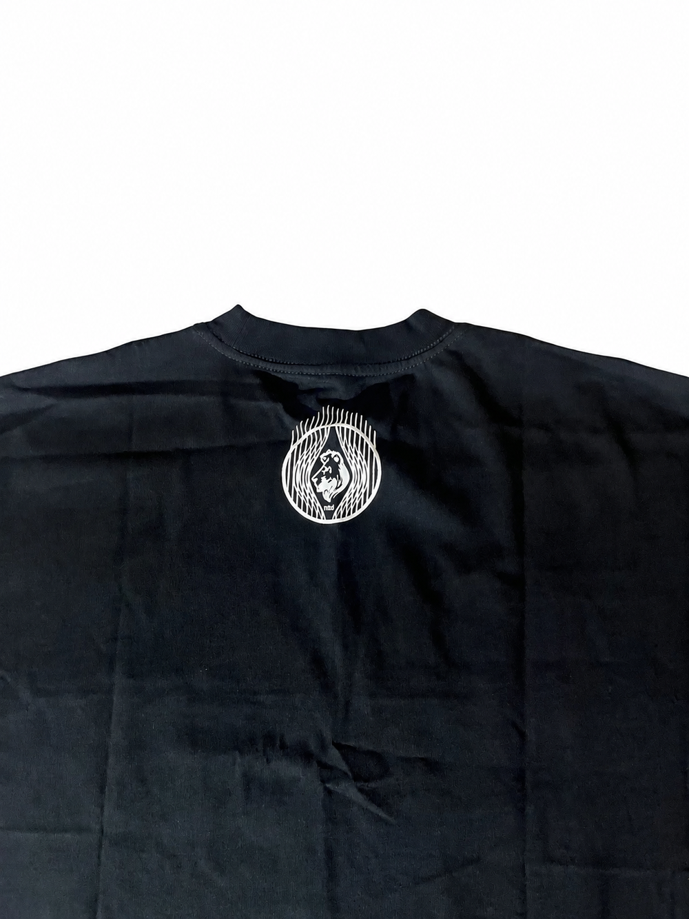 Original NewishTrendz black shirt showing its back emblem