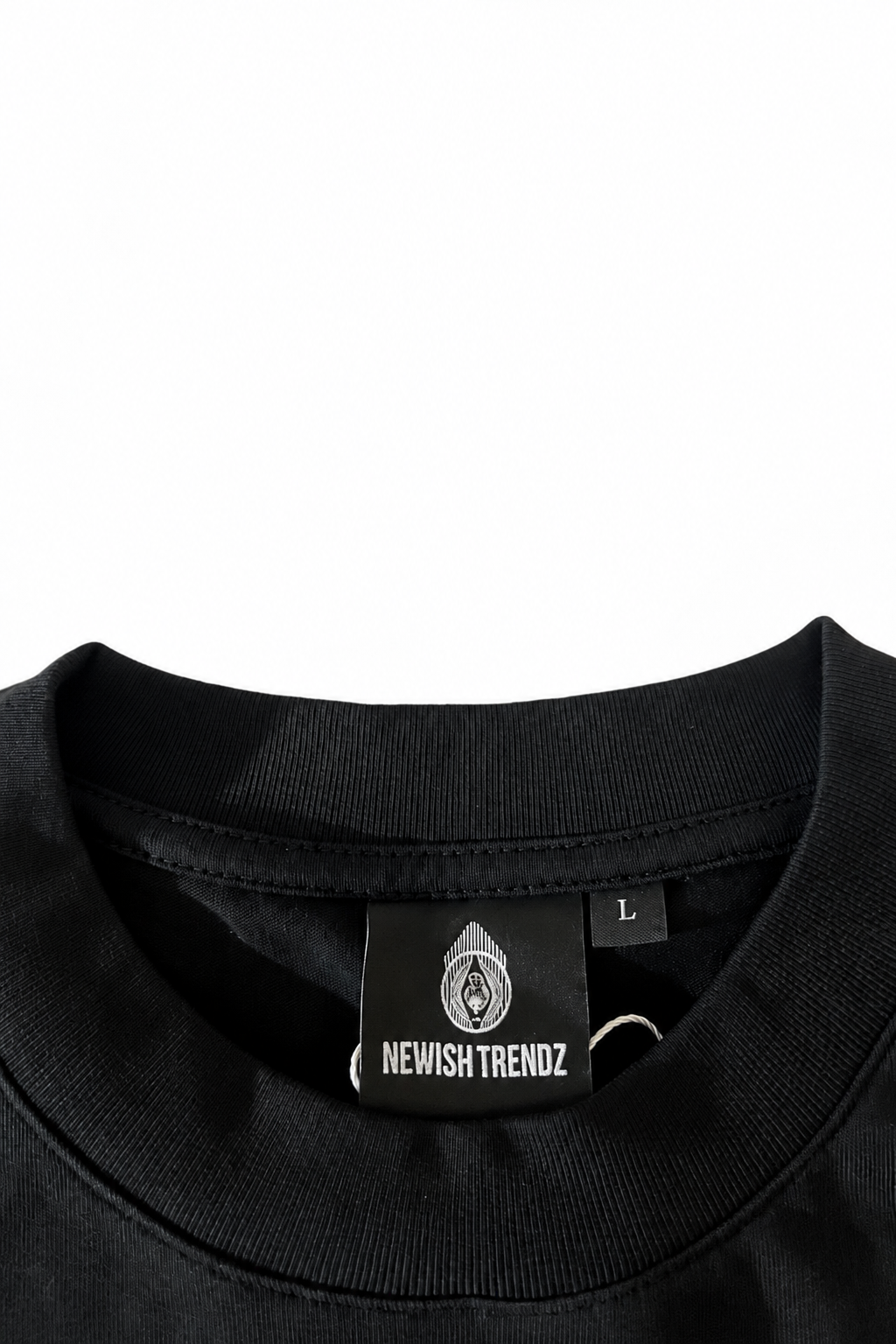 NewishTrendz black Loyalty Over Royalty T-shirt, product detail